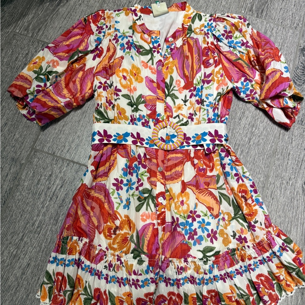 FARM Rio Multicolor Patterned Dress